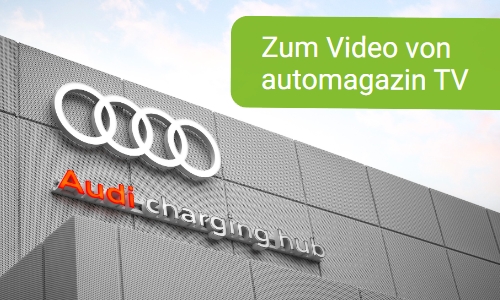 Ladestationen reservieren am Audi charging hub in Salzburg